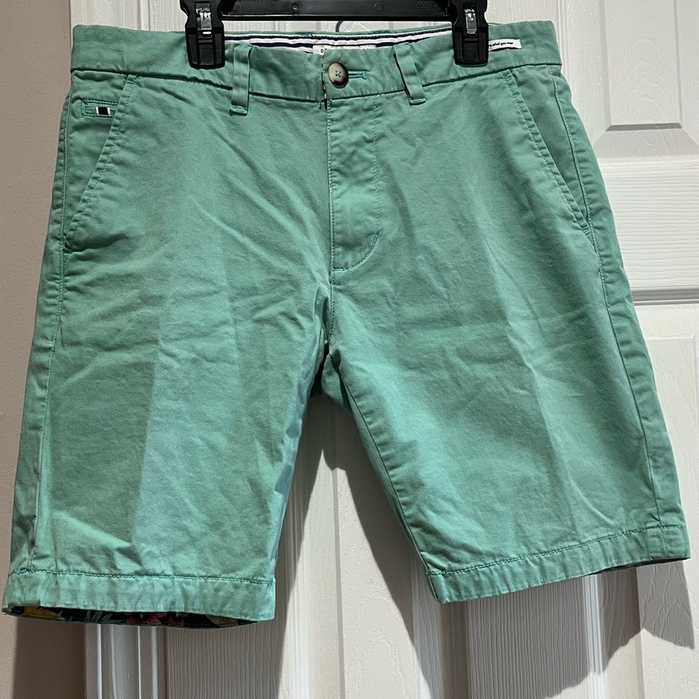 Denim & Flower Turquoise shorts